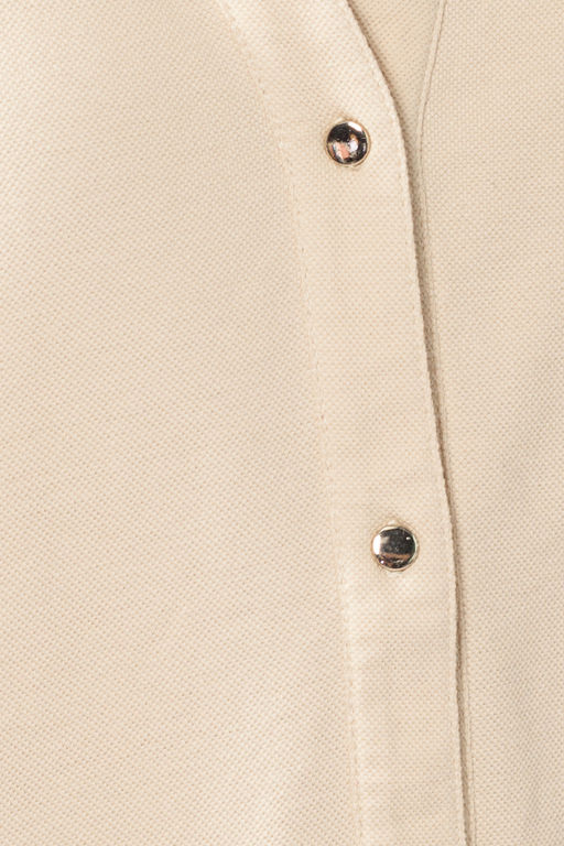 Over-size футболка-поло из трикотажа пике. - Vilatte фото 3