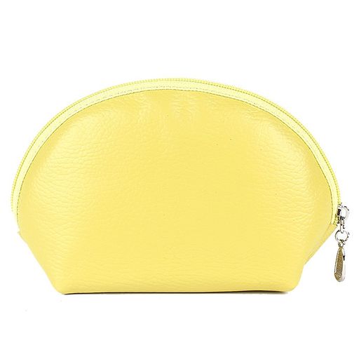 Косметичка Premier-F-91 натуральная кожа (1 отдел), желтый флотер (321) 193697  фото 2