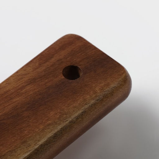 Блюдо фарфоровое для подачи с деревянной ручкой Magistro, d=20 см, цвет белый  фото 5