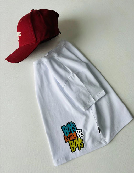 Футболка Boys 22-9010 белый - Mini maxi фото 7