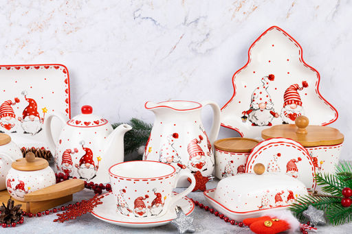 Набор 2 кружек 300 мл 10,5*8*9 см Весёлые гномики ручка петля - Elan gallery фото 7