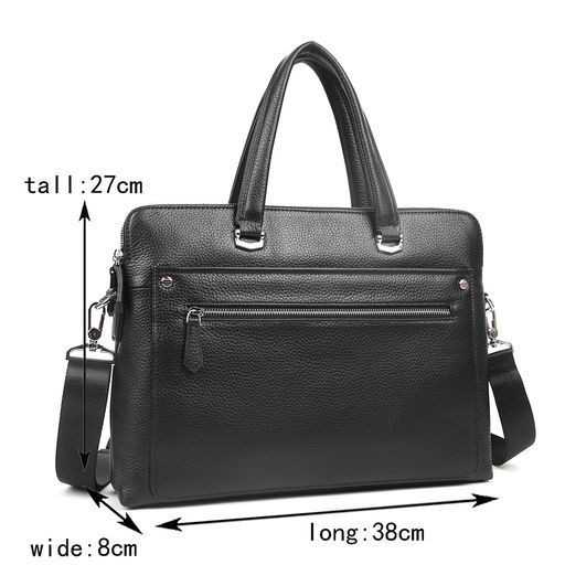 Сумка мужская, кожа, MIRONPAN 20122 Черный