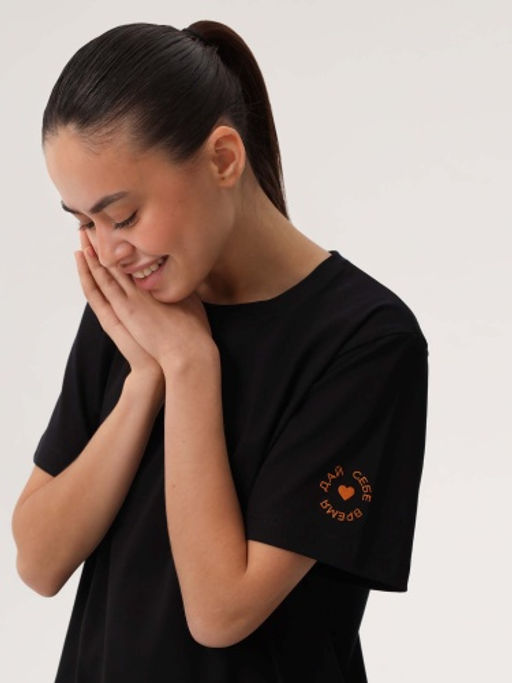 MY Футболка жен. regular fit (рукав ДАЙ СЕБЕ ВРЕМЯ)  фото 6