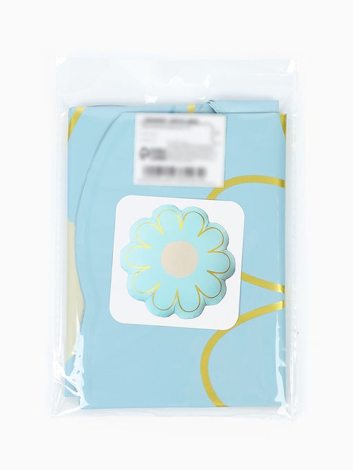 Воздушный шар фольгированный 21 Ромашка. Золотые лепестки, набор 5 шт., голубой сатин - Страна карнавалия фото 7