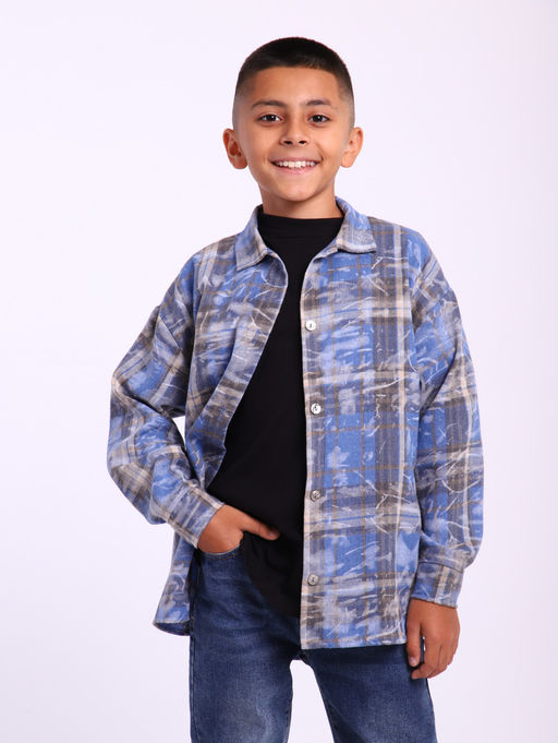 РБ018 Рубашка "Дакота" (голубой)