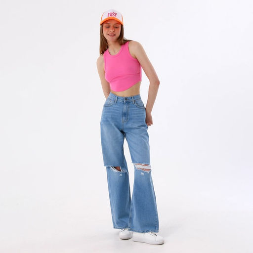 Кепка женская с сеткой EASY, оранжевая, р-р 56