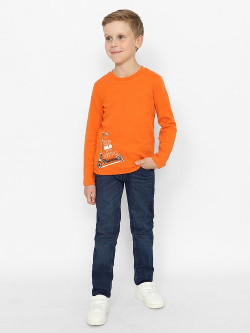 CRB wear/CWKB 63675-29-384 Джемпер для мальчика,оранжевый/Ex.Cherubino  фото 2