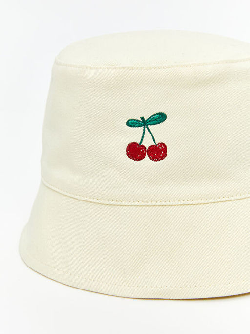 Kiraz Nak??l? K?z Bebek Bucket ?apka