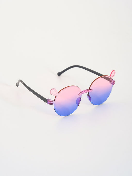 Цена за 2 шт. Карнавальные очки «Круглые» градиент, цвета МИКС