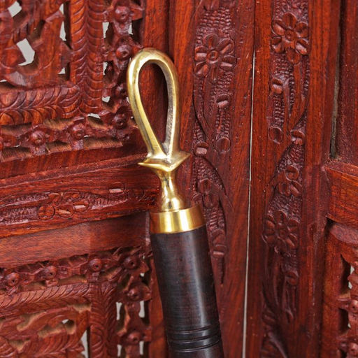 Ложка для обуви «Петелька», 51×4×2.5 см, латунь