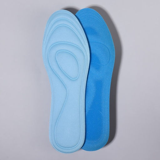 Стельки для обуви, универсальные, влаговпитывающие, р-р RU до 44 (р-р Пр-ля до 46), 28 см, пара, голубые - Onlitop фото 5