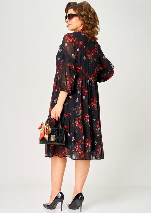 Платье EVA GRANT 7281А цветочный принт