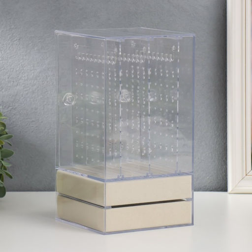 Шкатулка для украшений пластик Колонна 24,5х13х13,5 см - Simaland фото 5