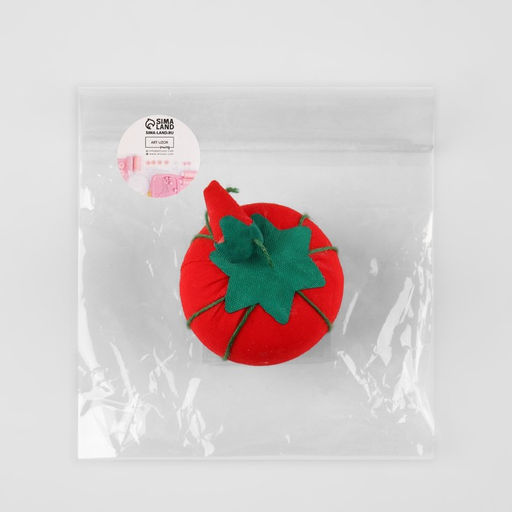 Цена за 3 шт. Игольница «Помидорка», 5×4.5 см, красная, зелёная