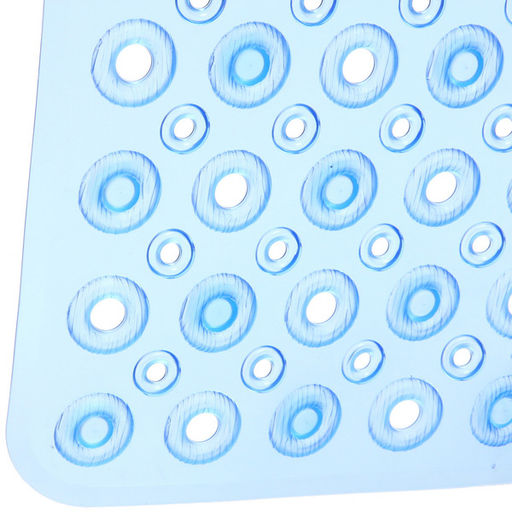 Коврик в ванну 67х37 "Кордеса" синий