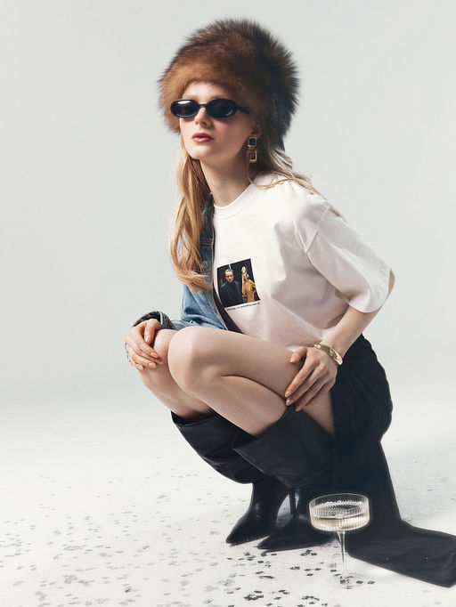 Футболка женская молочная с цитатой из фильма Ирония судьбы, или с легким паром! - Mark formelle фото 2