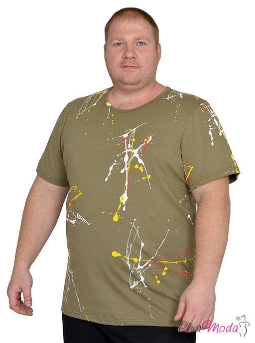 Футболка Модель №1347 размеры 44-84 - Plusmoda фото 2