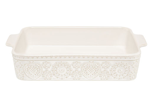 Форма для запекания 1,2 л 27.2*17*5.2 см "Традиция" прямоугольная, молочный белый