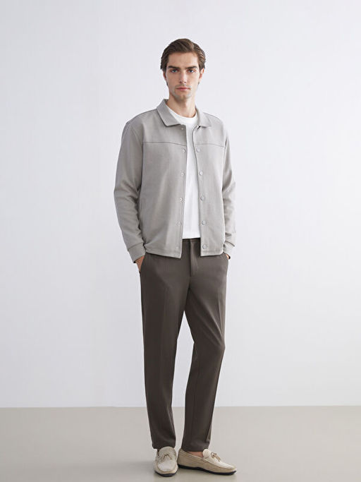 Rahat Kal?p Uzun Kollu Erkek G?mlek Ceket