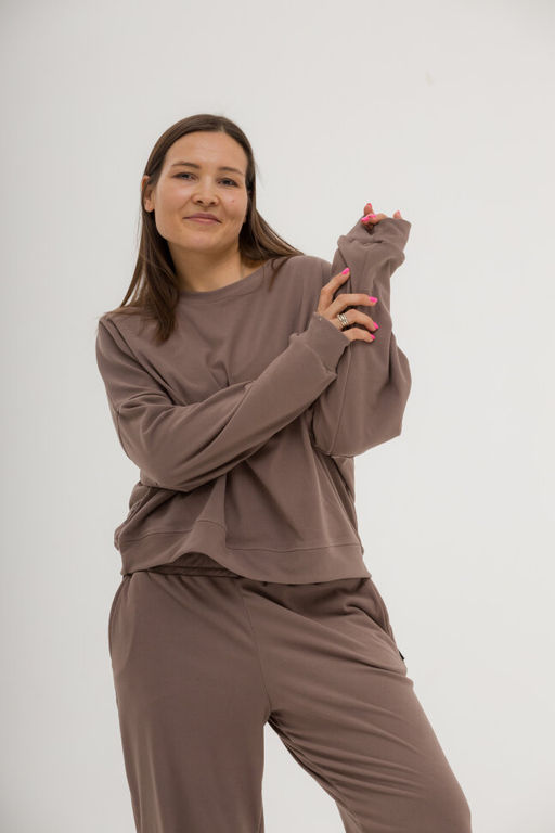 НЕ МНЕТСЯ Комплект со свитшотом ТРИКОТАЖНАЯ ФЛАНЕЛЬ - Knitka wear фото 5