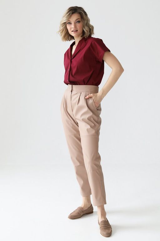 Брюки из искусственной кожи - Looklikecat фото 3