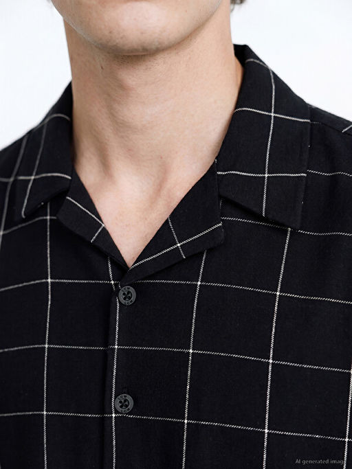 Regular Fit Ekose Erkek Pijama Tak?m