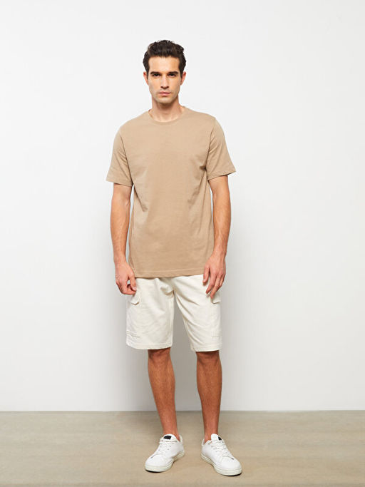 Bisiklet Yaka Penye Erkek Ti??rt