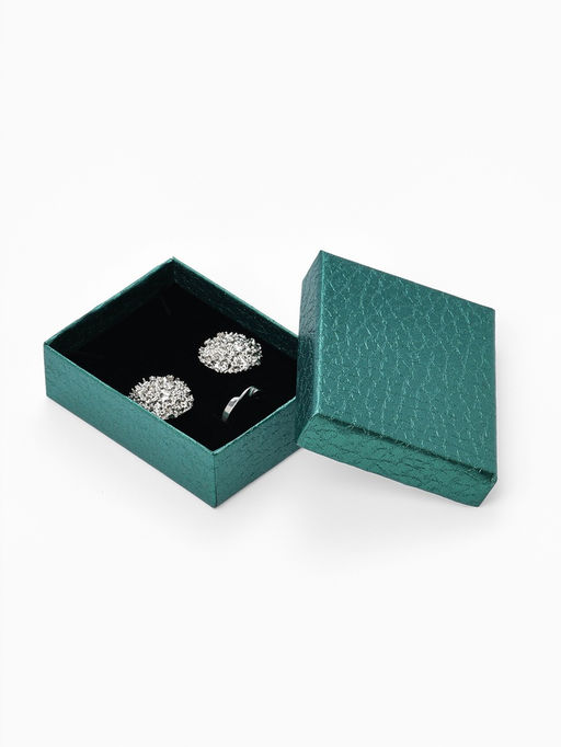 Набор коробочек подарочных 6 шт. под набор «Животный принт» симпл, 7×9 см, зелёный