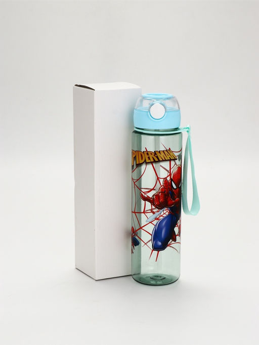 Бутылка пластиковая с трубочкой «Супергерой», 800 мл