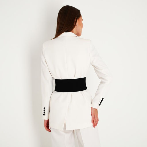 Ремень женский, ширина 10 см, пряжка металл, люверсы, цвет чёрный - Simaland фото 3