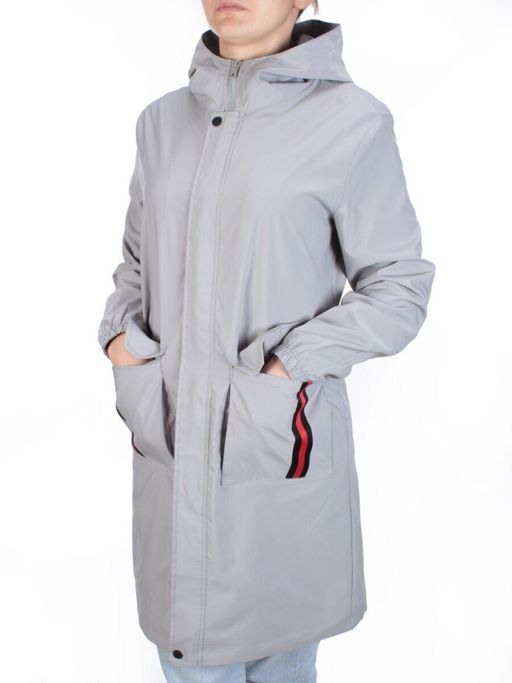 908 GRAY Ветровка женская NANOGUE (100% полиэстер) - Фабричный китай фото 3