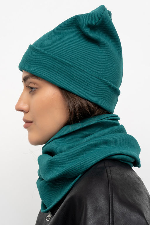 Комплект шапка+снуд