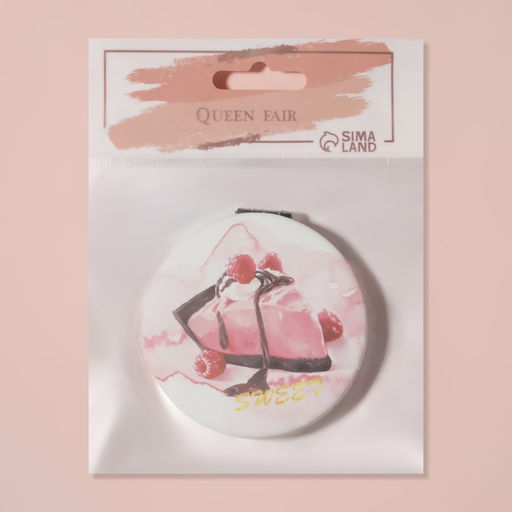 Зеркало складное BEAUTY, с увеличением х2, d=7 см, рисунок МИКС - Qf фото 7