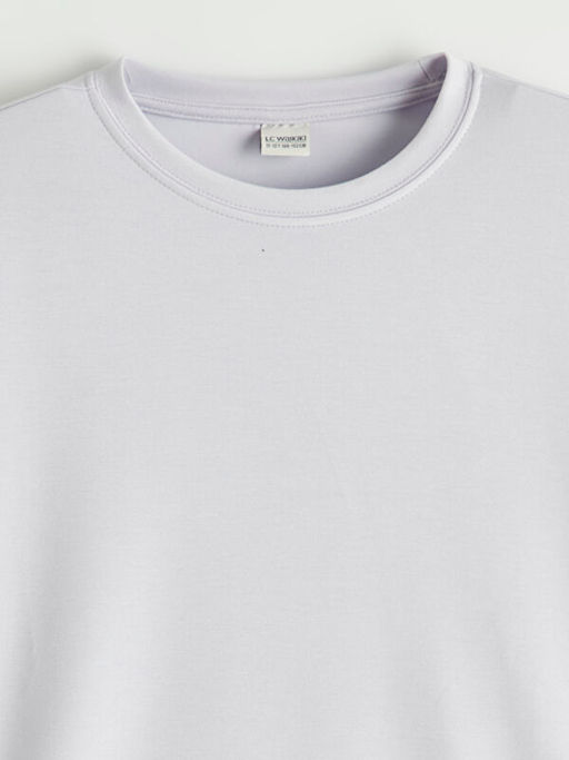 Bisiklet Yaka K?z ?ocuk Soft Touch Sweatshirt