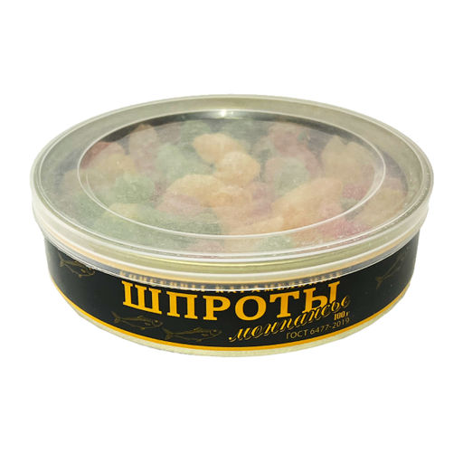 Карамель леденцовая МОНПАНСЬЕ ШПРОТЫ монпансье (карамель леденцовая) вес нетто 100г (срок годности 12 мес) - Extrago фото 4