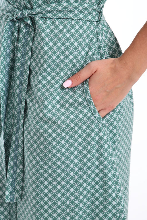 Пеньюар женский с сорочкой Флора 045