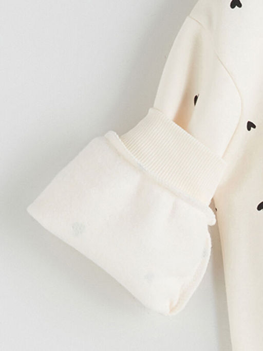 Bisiklet Yaka K?z ?ocuk Sweatshirt ve E?ofman Alt?