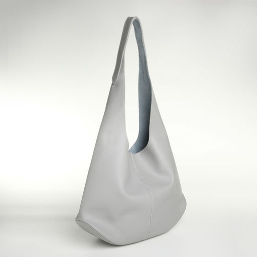 Сумка - мешок женская TEXTURA, на магните, с косметичкой, 36×10×27 см, серая