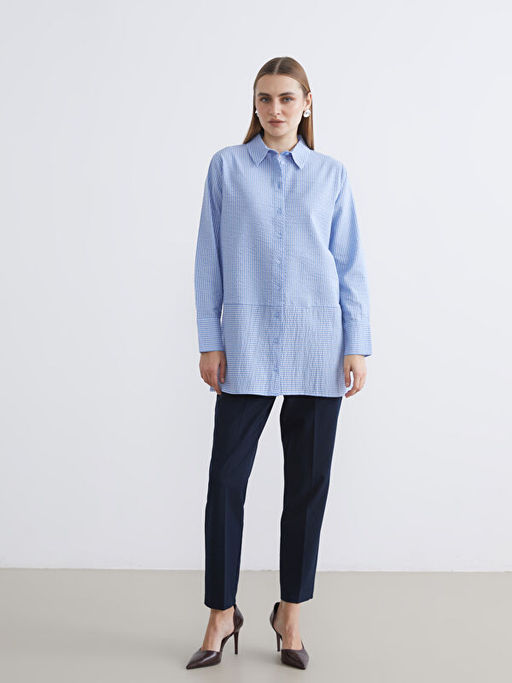 ?izgili Kad?n G?mlek Tunik