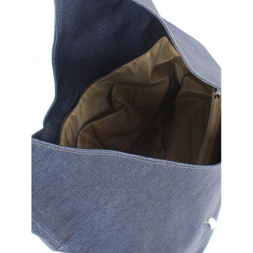 Сумка женская искусственная кожа (ПВХ) ADEL-286, 1отд. синий джинс 258867 - Adelia фото 3