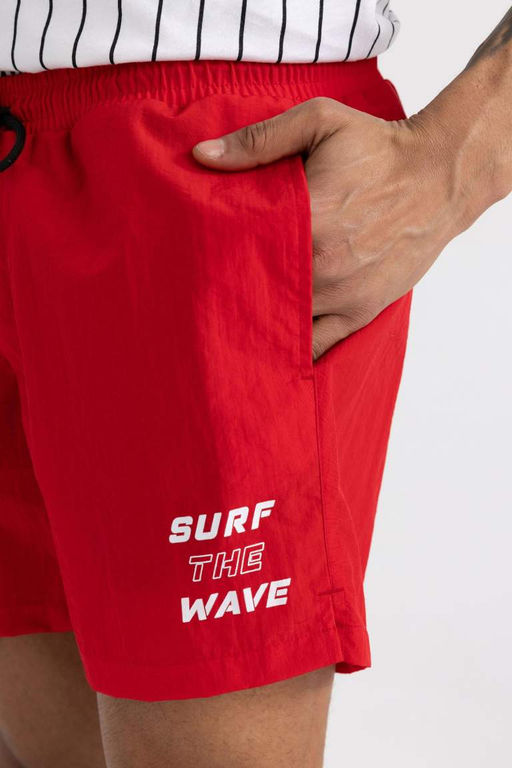 Короткие шорты для плавания с принтом DeFactoFit  фото 9