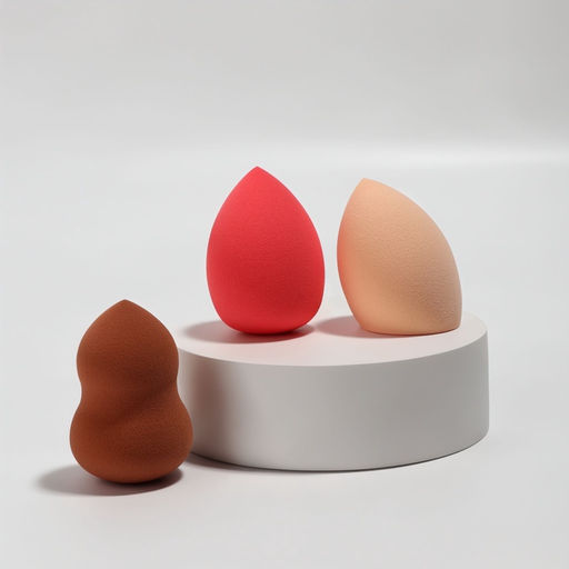 Цена за 50 шт. Спонж для макияжа, 6×4 см, МИКС