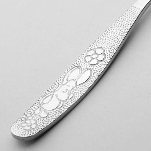 Цена за 6 шт. Ложка чайная «Непоседа», толщина 2 мм, цвет серебряный