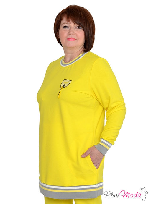 Туника Модель №874 размеры 44-84 - Plusmoda фото 2