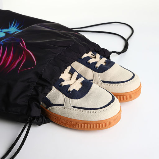 Мешок для обуви, 34*0,1*45, отд на стяжке, черный - Simaland фото 4