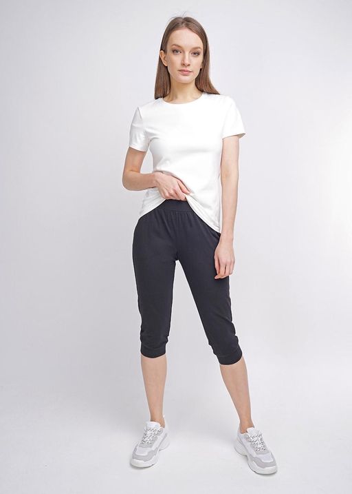 CLE LTR007у Бриджи жен. (ЧБ база) т.синий - Clever wear фото 2