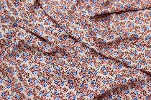 Штапель Аэлина цв.св.пыльная роза, ш.1.45м, вискоза-100%, 110гр/м.кв - Купава фото 4