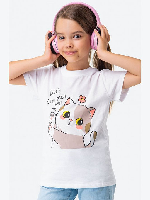 Детская хлопковая футболка Happyfox