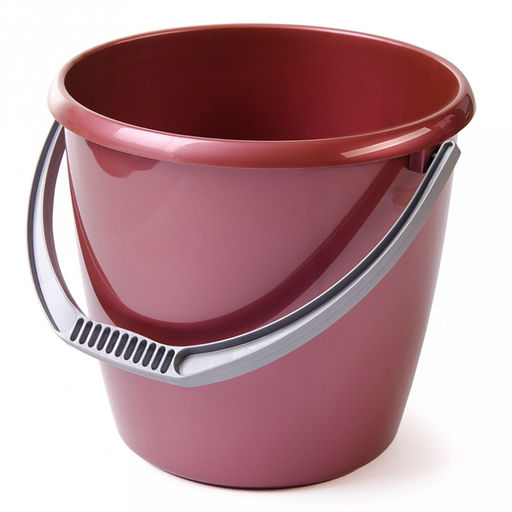 Ведро пластмассовое "Удачное" 5л, д22см, h20см, цвет микс, без крышки (Россия)