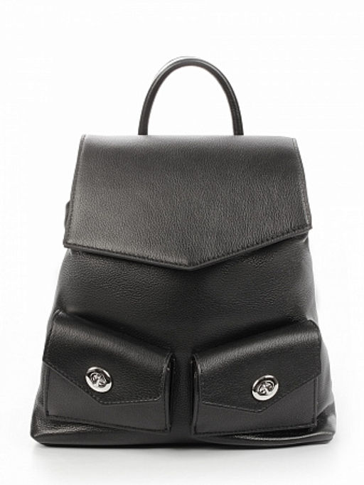 LACCOMA рюкзак А27149-черный натуральная кожа хлопок